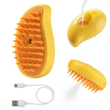 Rechargeable Pet Bath Brush with Soap Dispenser – Portable Grooming & Massaging Tool for Dogs & Cats