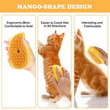 Rechargeable Pet Bath Brush with Soap Dispenser – Portable Grooming & Massaging Tool for Dogs & Cats