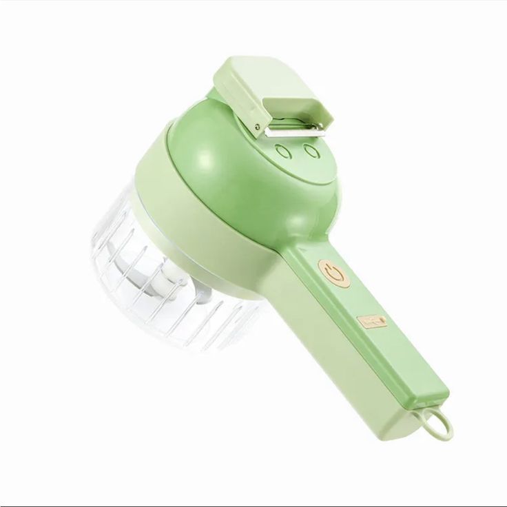 4-in-1 Handheld Electric Vegetable Cutter Set | Cordless Food Chopper & Slicer